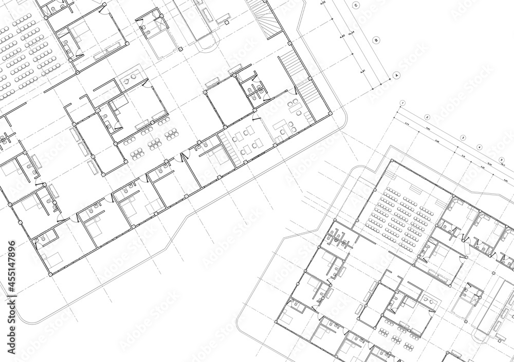 Write a blueprint hospital architecture for building.