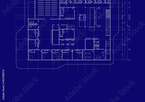 Write a blueprint hospital architecture for building.