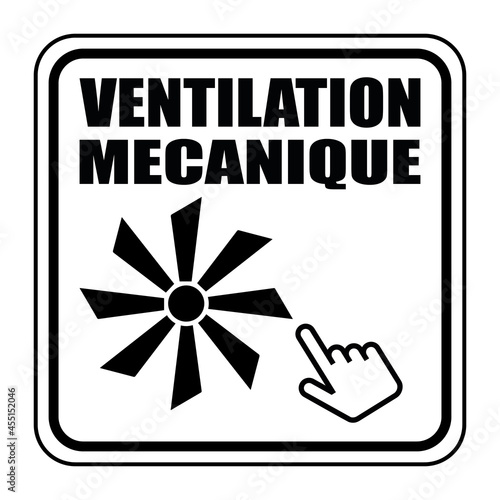 Logo ventilation mécanique.