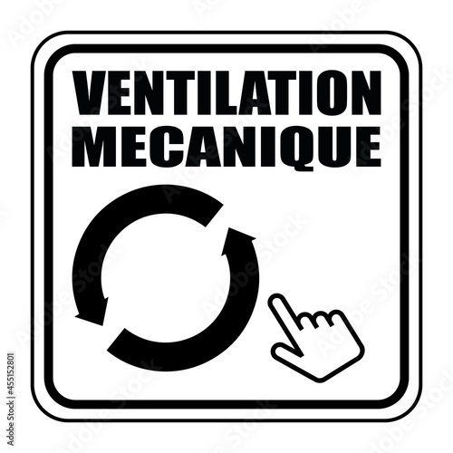 Logo ventilation mécanique.