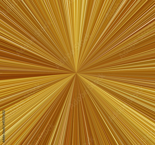 Goldglitter funkelt radiale Strahlenlichter