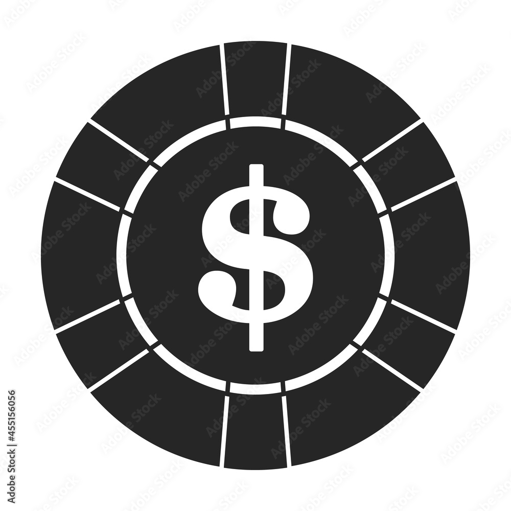 Casino chip vector icon.Black vector icon isolated on white background casino chip. Casino chip vector icon.Black vector icon isolated on white background casino chip.