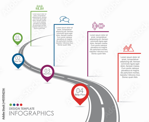 Infographic design template with place for your data. Vector illustration.
