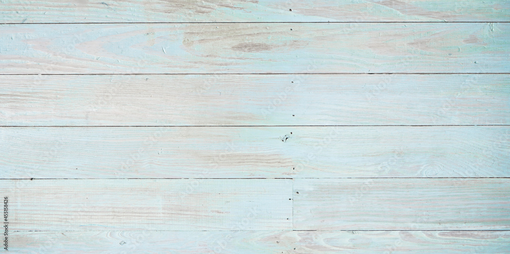 Blue green light pastel wood painted background with worn texture Blue green light pastel wood painted background with worn texture
