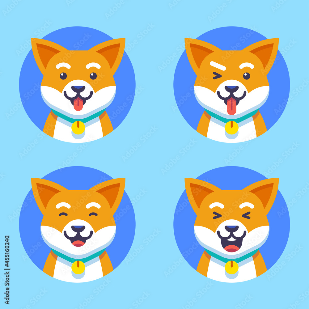 cute dog character vector cute dog character vector