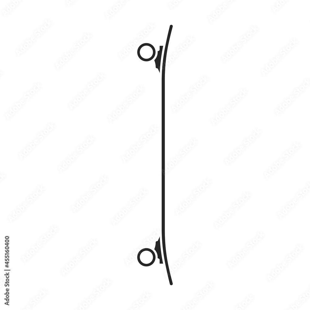 Skateboard vector icon.Black vector icon isolated on white background skateboard. Skateboard vector icon.Black vector icon isolated on white background skateboard.