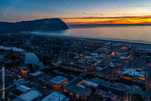 Obraz na plátne seaside oregon aerial
