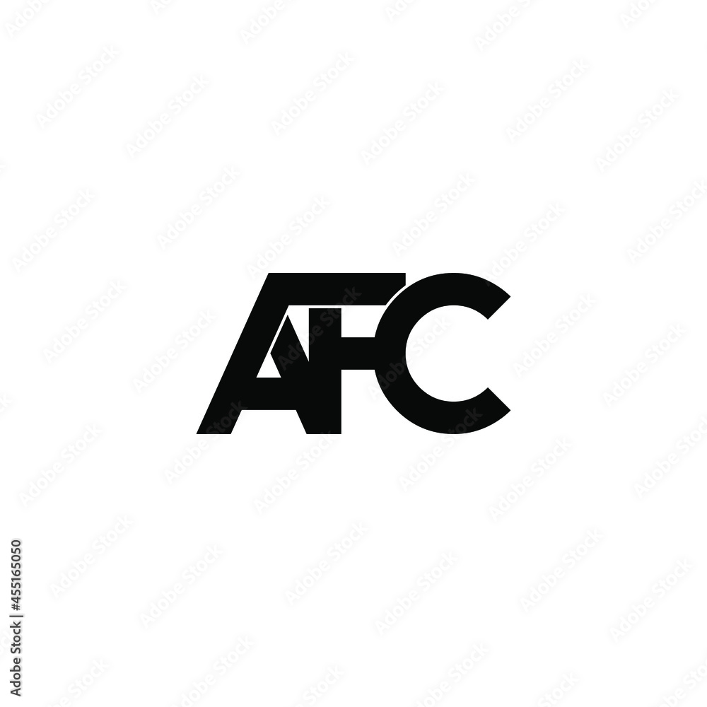 afc initial letter monogram logo design afc initial letter monogram logo design