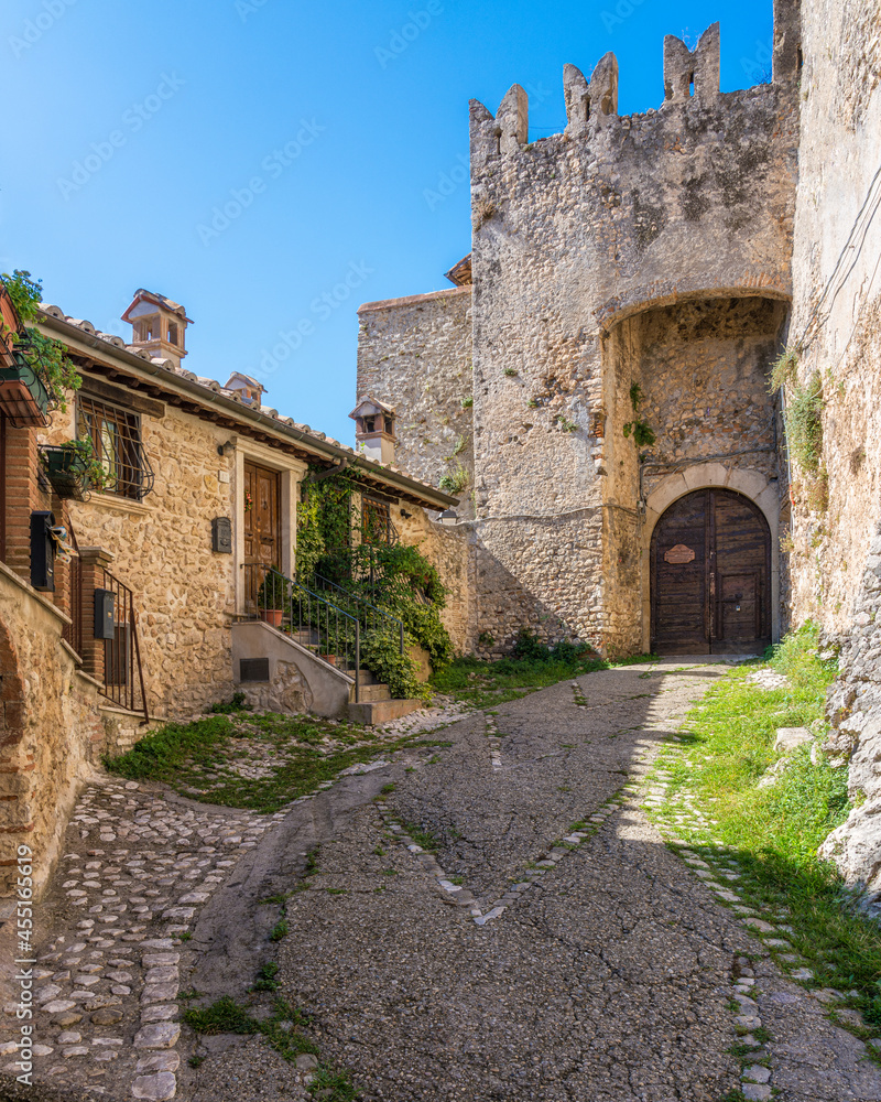 Obraz premium Scenic sight in Palombara Sabina, beautiful little town in the province of Rome, Lazio, Italy.