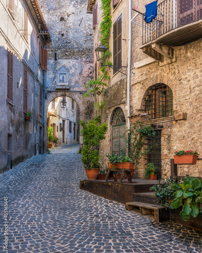 Scenic sight in Palombara Sabina, beautiful little town in the province of Rome, Lazio, Italy. © e55evu