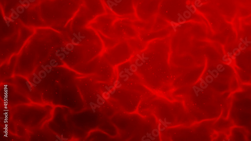 Abstract textured luminous red liquid background