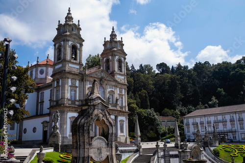 View of the church of Bom Jesus do Monte in Braga, Portugal.