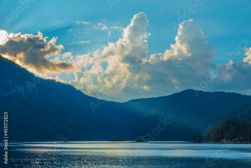 Abendstimmung am Eibsee  photo