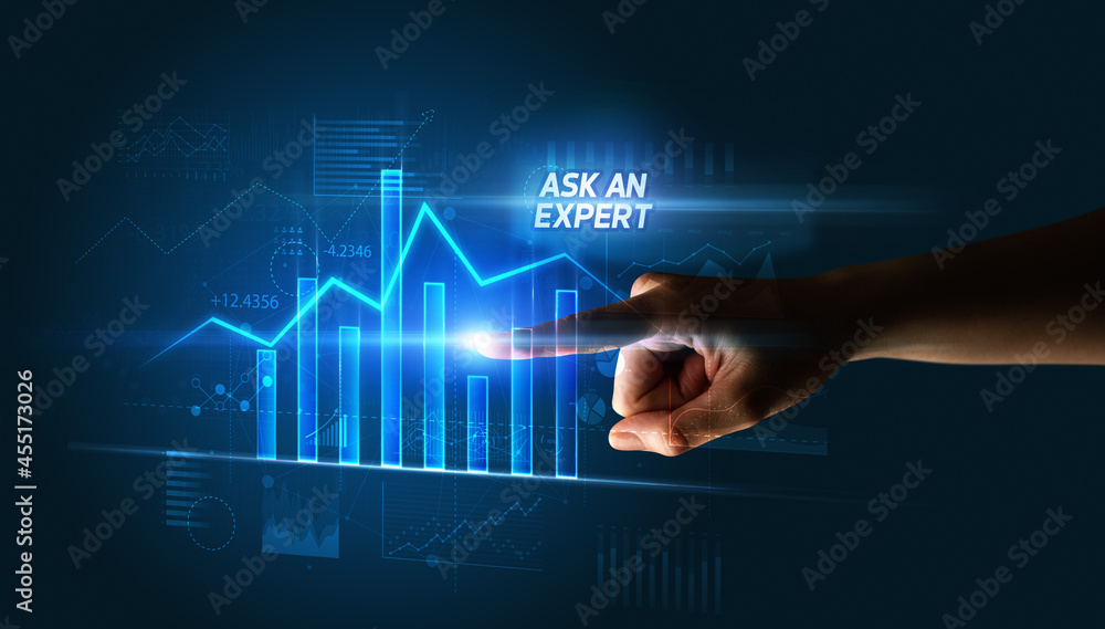 Hand touching business concept concept Hand touching business concept concept