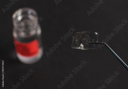 closeup photo of implantable collamer lens (ICL) for refractive error surgery photo