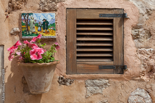 Fotografia Typischer Kachelschmuck, Valldemossa, Mallorca