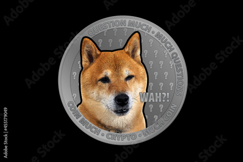 Obraz na płótnie crypto, doge coin, SHIB coin, crypto currency, confused theme