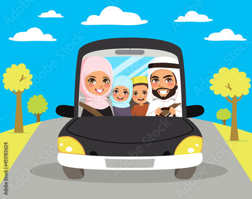 Four member Muslim family t...