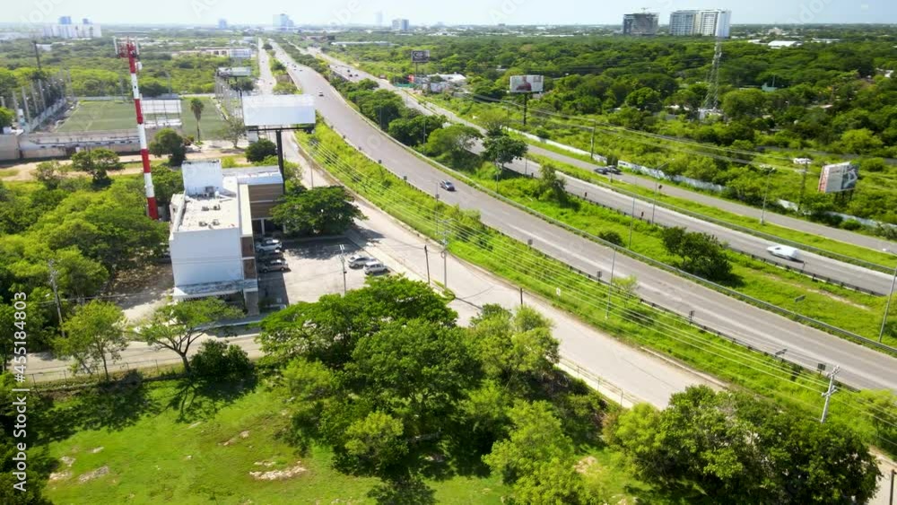 View of new 5G antenna in Yucatan View of new 5G antenna in Yucatan