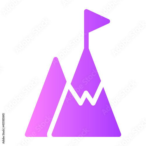 Mission gradient icon