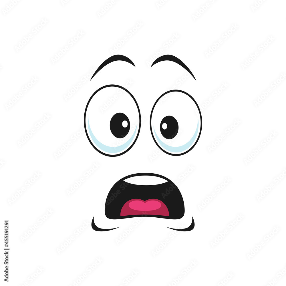 Scared Face, Scared, Expresson, Emoticon PNG and Vector with