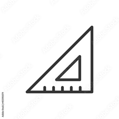 Simple measure line icon.