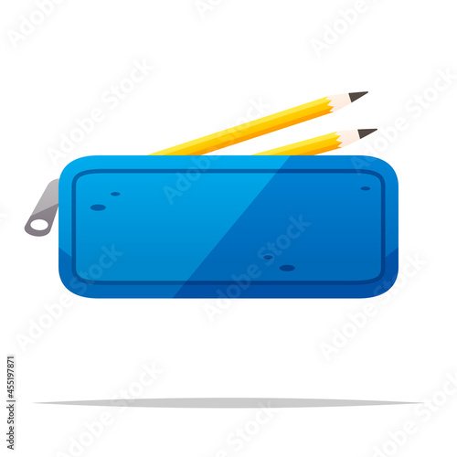 Tela Pencil case vector isolated illustration