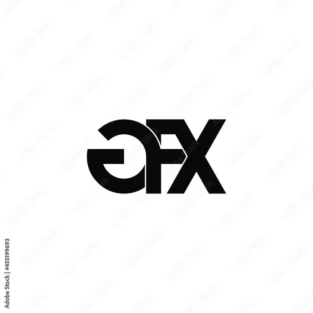 gfx initial letter monogram logo design