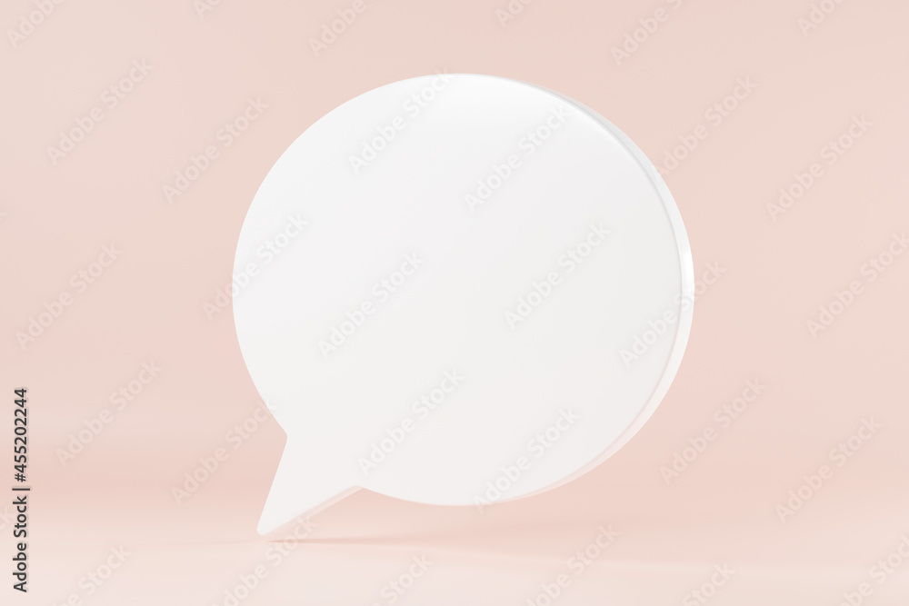 Speak bubble text, talk chatting box, thinking sign symbol, message box outline cartoon, Speech bubble icon on pink pastel background, 3D rendering illustration Speak bubble text, talk chatting box, thinking sign symbol, message box outline cartoon, Speech bubble icon on pink pastel background, 3D rendering illustration