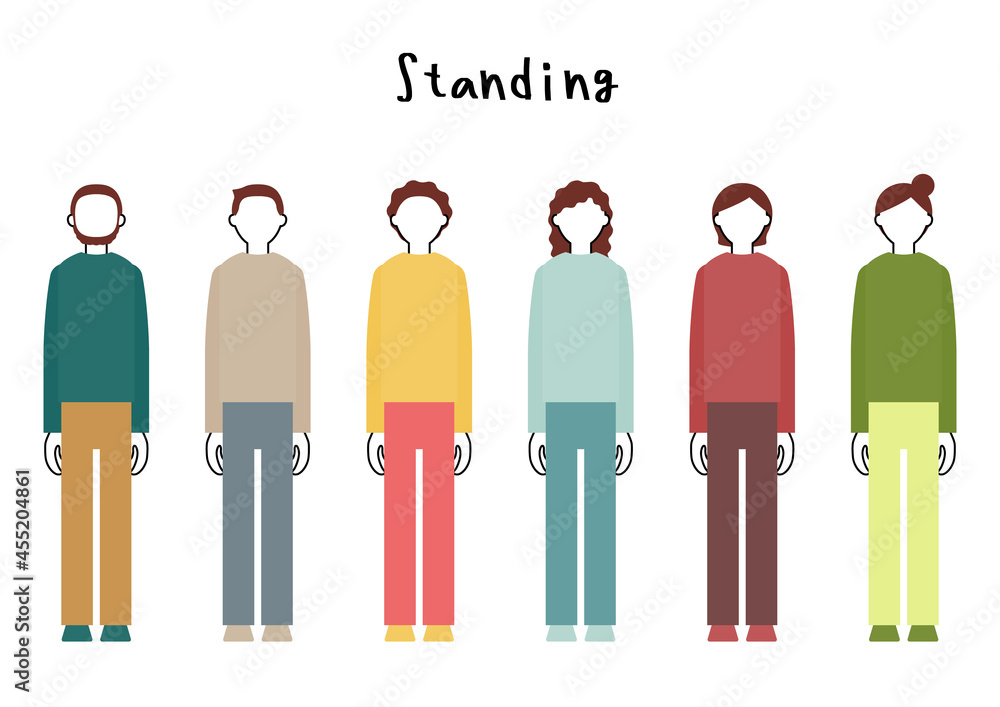 Illustrations of men and women with various hairstyles (white background, vector, cut out) Illustrations of men and women with various hairstyles (white background, vector, cut out)