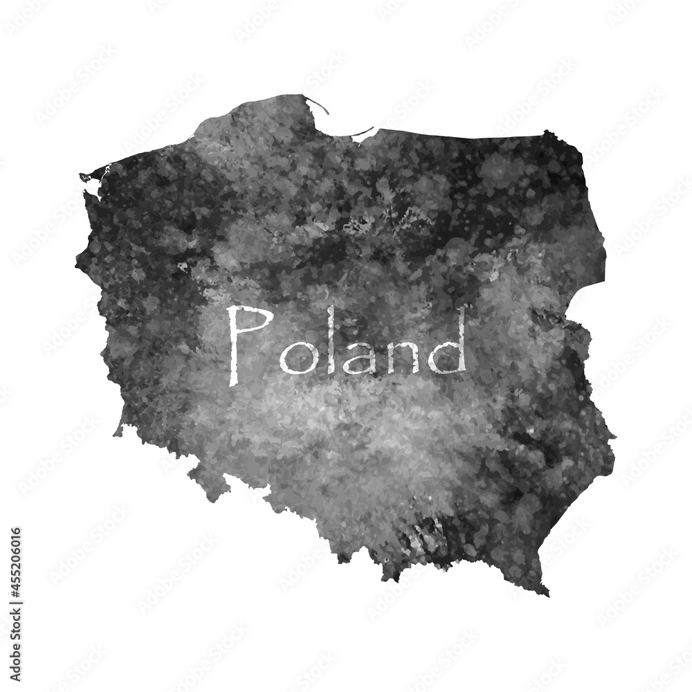 Old abstract grunge map of Poland with ancient map and letters on white background. Vector EPS 10. Old abstract grunge map of Poland with ancient map and letters on white background. Vector EPS 10.