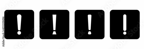 exclamation Icon. alert sign icon  exclamation vector symbol illustrations