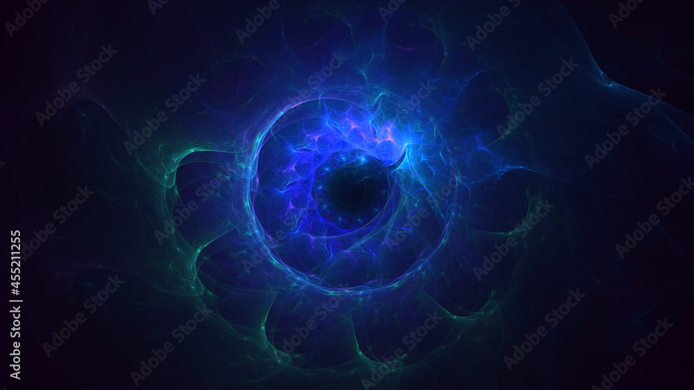 3D rendering abstract round light background 3D rendering abstract round light background
