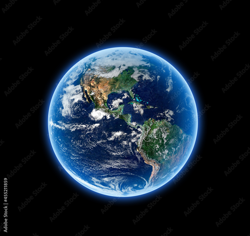 Earth - Elements of this Image Furnished by NASA