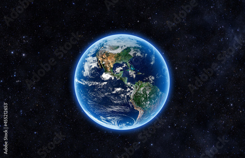 Fototapeta Naklejka Na Ścianę i Meble -  Earth View - Elements of this Image Furnished by NASA
