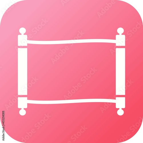 Unique Scroll Vector Glyph Icon