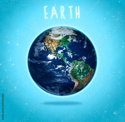 Earth - Elements of this Image Furnished by NASA