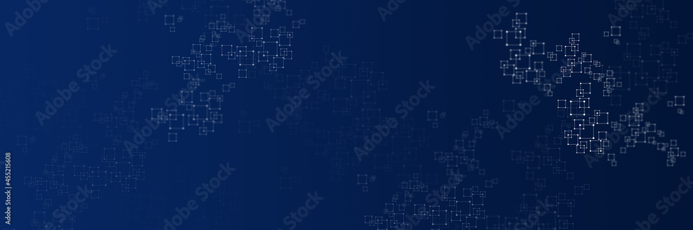 Digitally generated image over blue background Digitally generated image over blue background