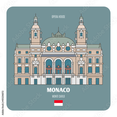 Opera house in Monte Carlo, Monaco