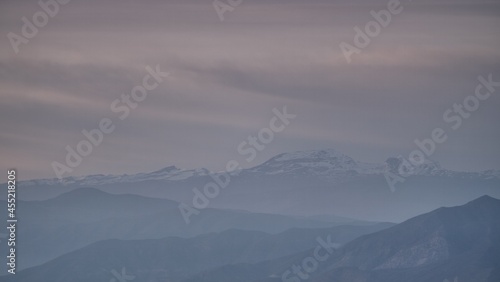 Sierra Nevada mountain range in Spain