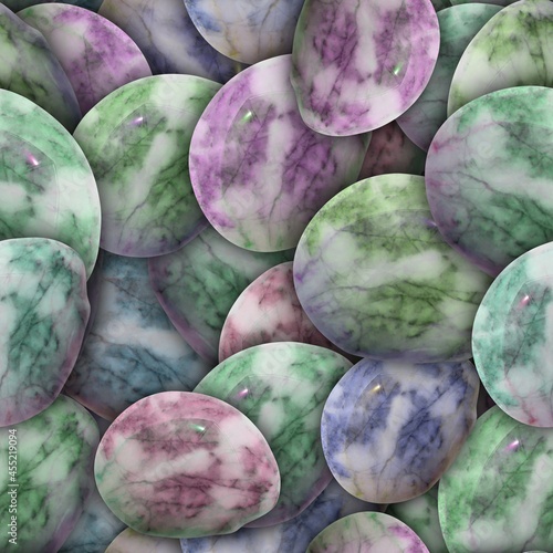 Wet sea stones background. ...