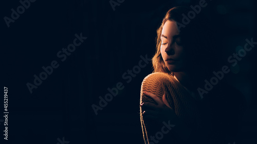 Photos female rights feminism banner woman equality dark