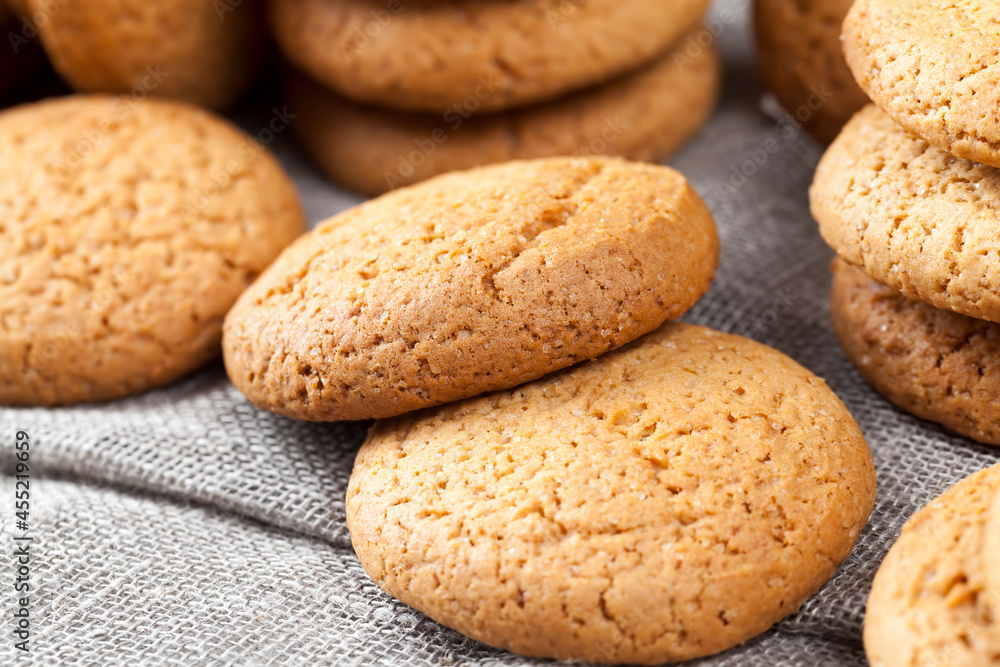 cookies baked with oatmeal and wheat flour cookies baked with oatmeal and wheat flour