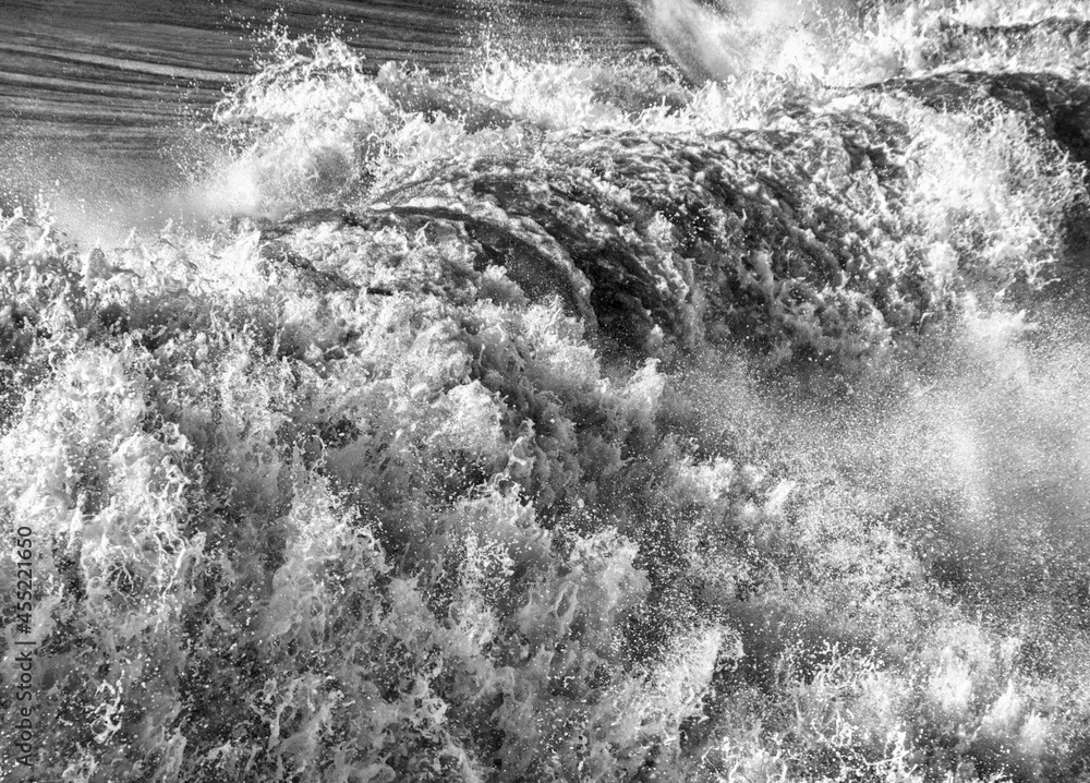 Giant Wave about to crash on the Seaside, Italy Giant Wave about to crash on the Seaside, Italy