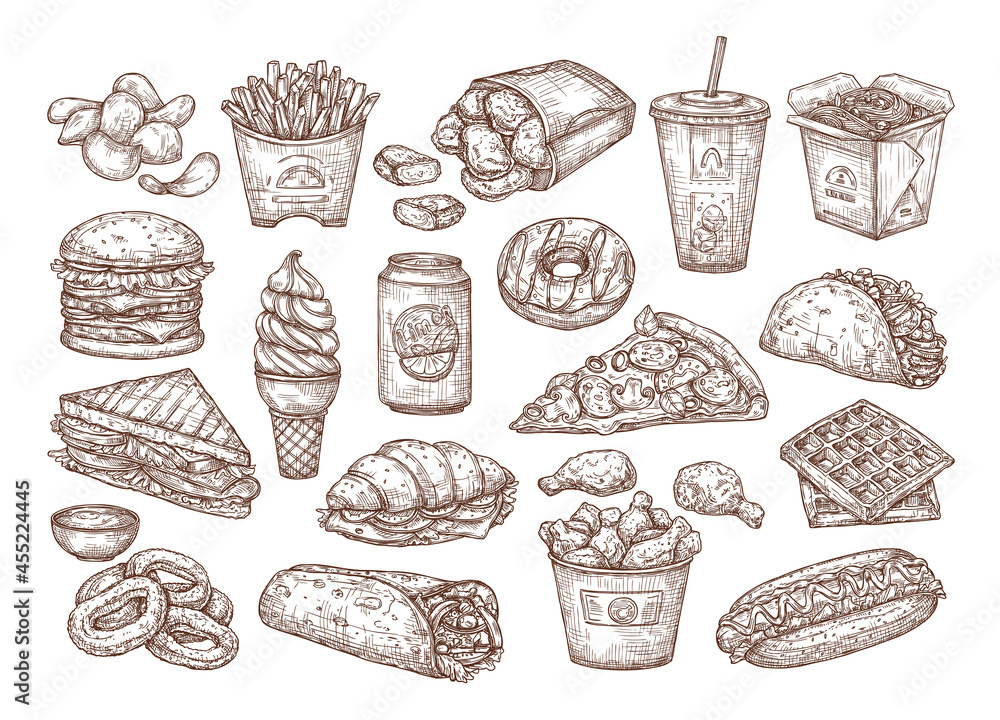 Drawing Food Pictures PNG Images  PSD Free Download  Pikbest