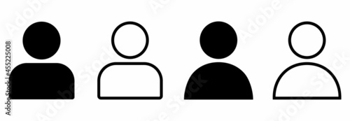 profile icon, user icon, people icon vector symbol
