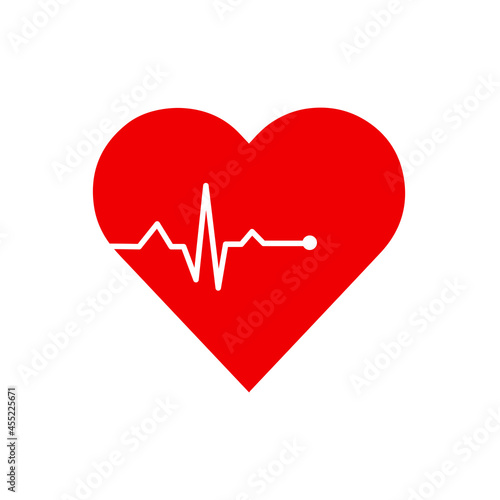 Heart cpr medical icon vector design