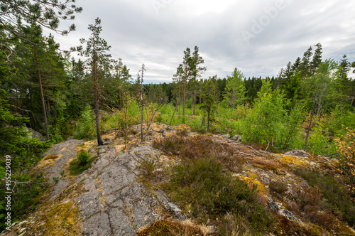 View of the mount Hiidenvuori in Karelia