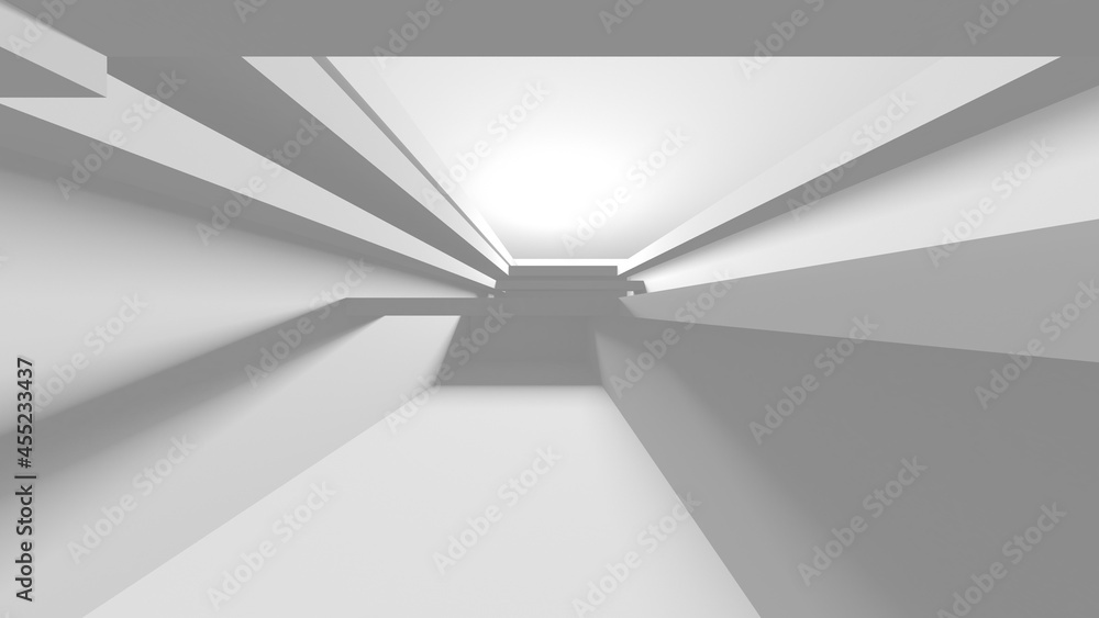 White Modern Background. Abstract Building Concept White Modern Background. Abstract Building Concept