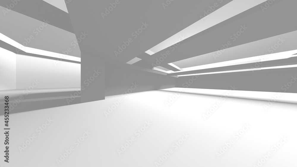 White Modern Background. Abstract Building Concept White Modern Background. Abstract Building Concept